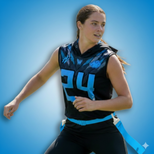 Sleeveless Drifit Hoodie with Sewn-On Numbers